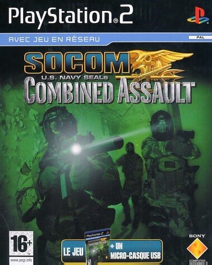 Socom Combined Assault + Casque PS2
