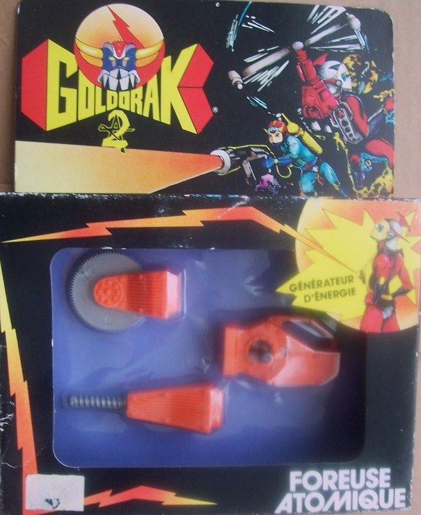 GOLDORAK ACCESSOIRE POUPEE FOREUSE ATOMIQUE EN BOITE