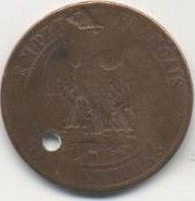 France 10 centimes Napoléon III 1862