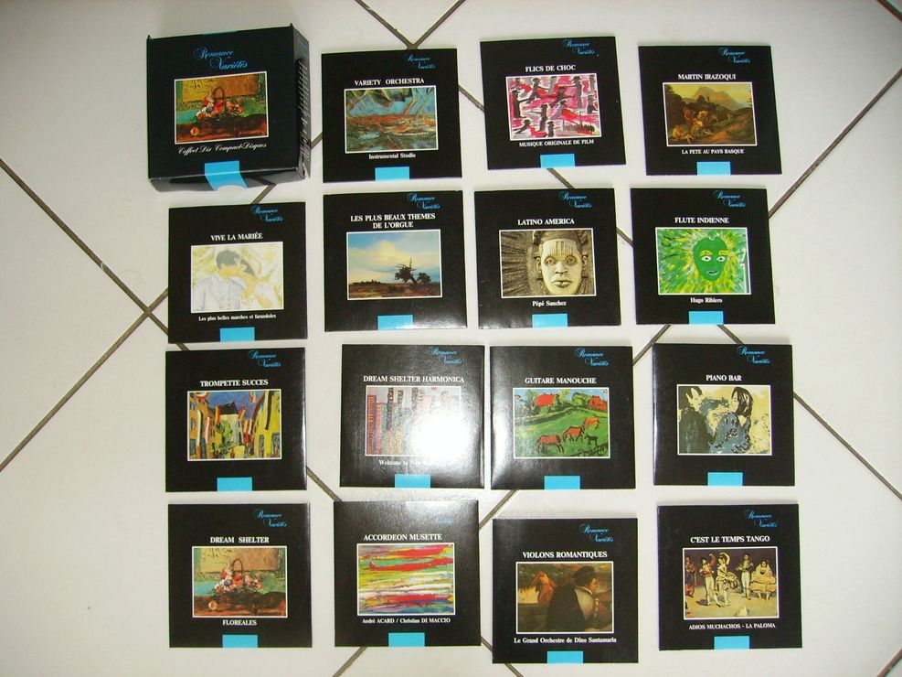 romance variétés - coffret  dix  compact-disques