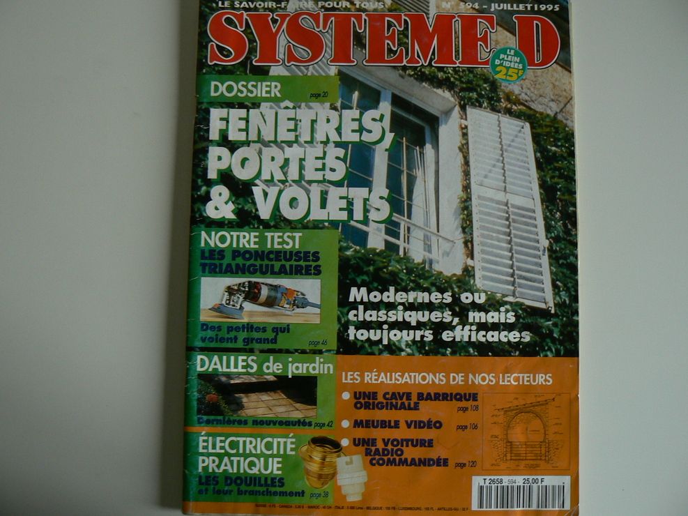 systeme d  N° 594 : fenêtres portes et volets