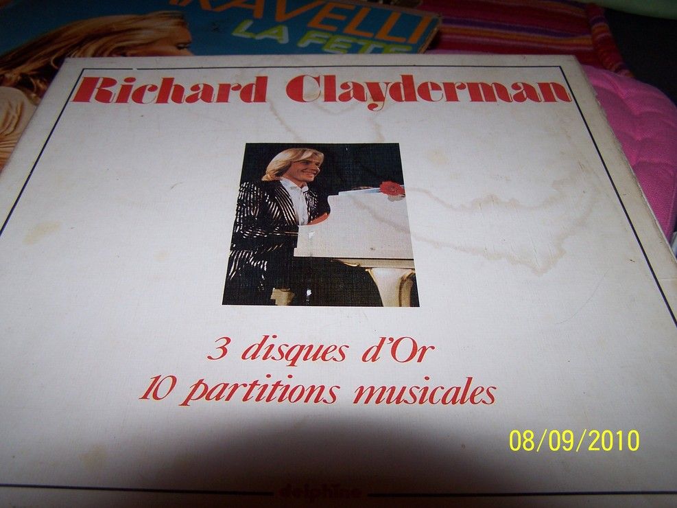 3 Disques Vinyle 33t Reveries / Lettre A Ma Mere / les Musiques de L'amour.....3 Disques D'or Te 10 Partitions