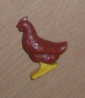 PLAYMOBIL petite poule ou coq, animal de basse cour ferme