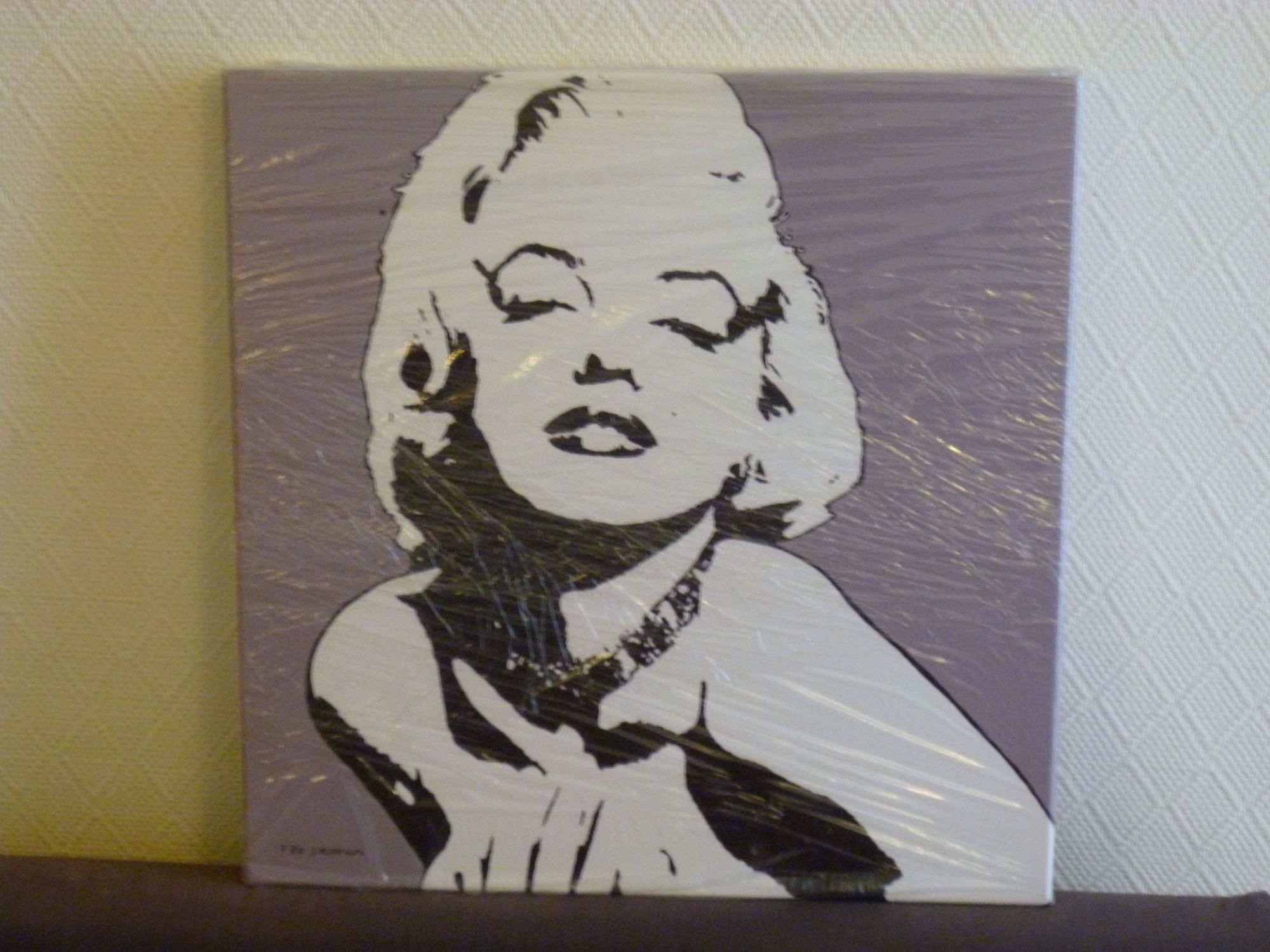 Tableau Marylin Monroe de Téo Jasmin