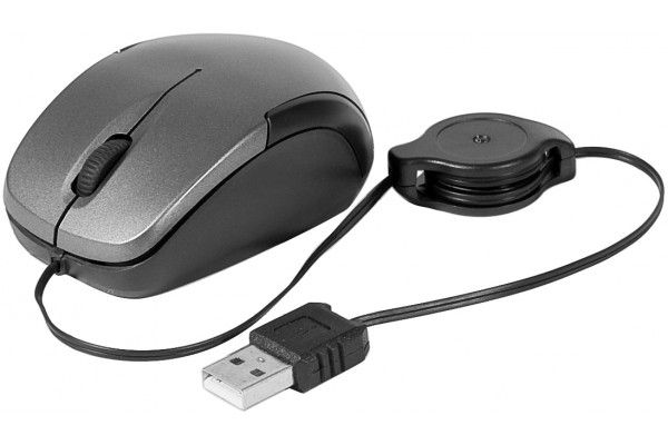 Dacomex mini souris optique cordon usb retractable