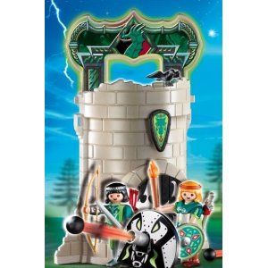 Playmobil Knights 4775 - Tour des chevaliers des Dragons Verts