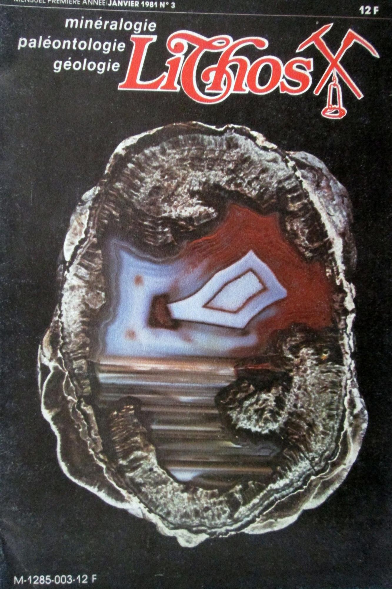 Lithos - Minéralogie - Paléontologie - Géologie - numéro  3