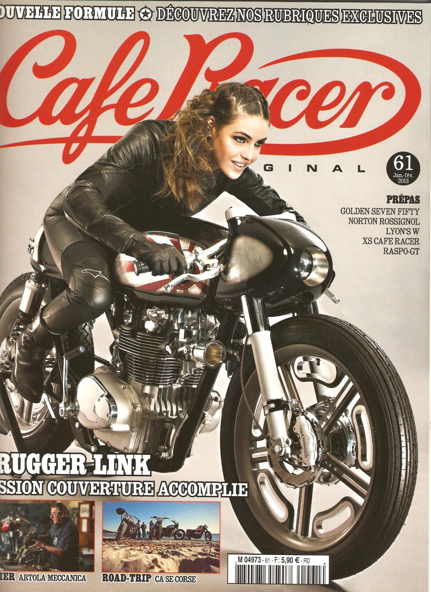 café racer 61 Kruger link,Norton rossignol,xs cafereacer,Hervé Pontcharral,...