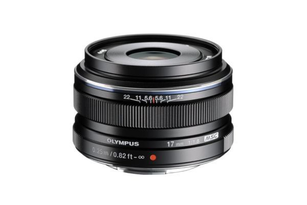 Objectif Olympus M.Zuiko Digital - Fonction Grand angle - 17 mm - f/1.8 - Micro Four Thirds - pour OM-D E-M1, E-M10, EM-5, E-M5; PEN E-P5, E-PL10, E-PL1s, E-PL3, E-PL5, E-PL6, E-PM1, E-PM2