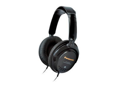 Panasonic RP-HTF295E-K - Écouteurs - circum-aural - filaire - jack 3,5mm - noir