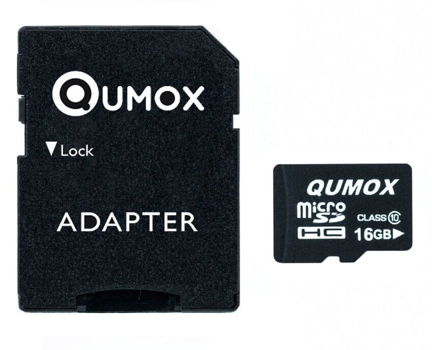 QUMOX MICRO SD MEMORY CARD CLASS 10 16 Go Go carte mémoire HighSpeed