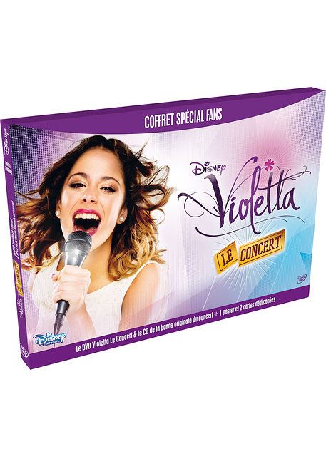 Violetta, le concert - Coffret spécial fans - DVD + CD Audio + goodies