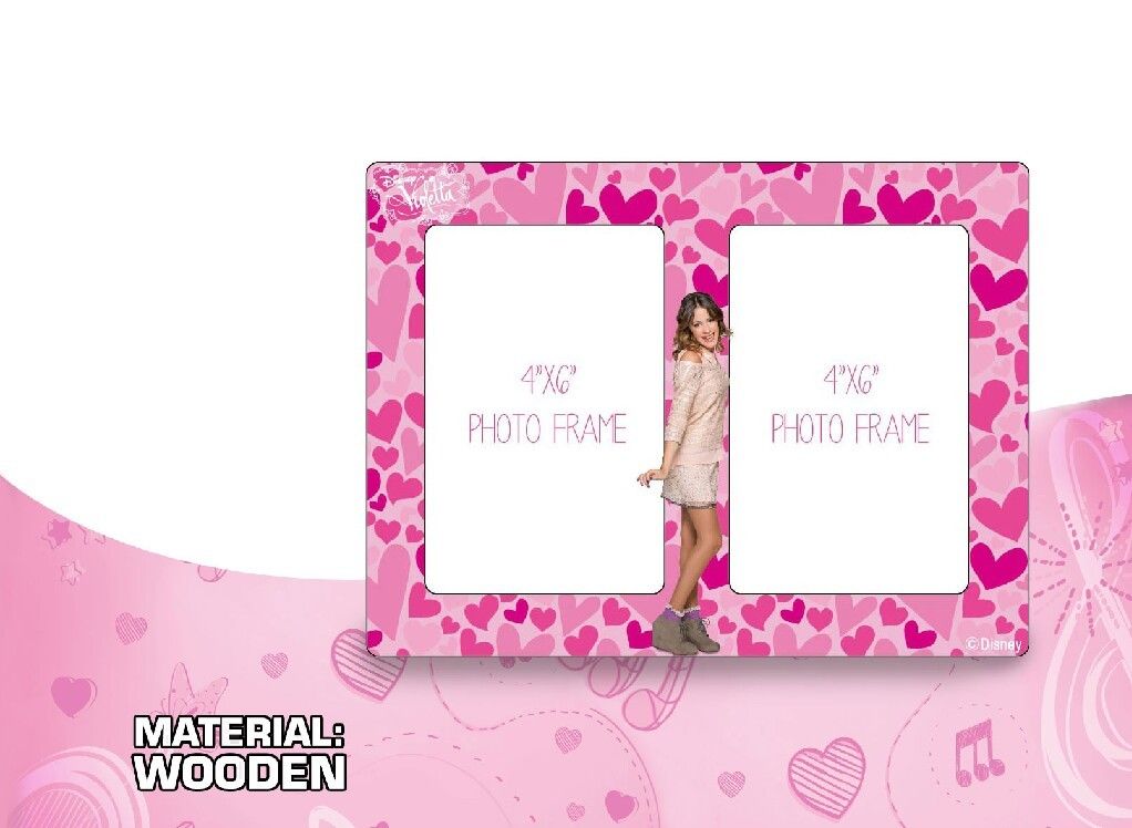 Violetta Disney. Portafotos doble