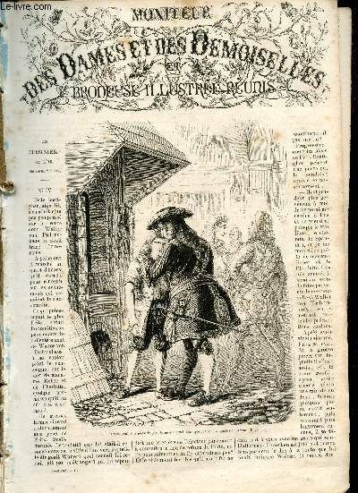 Moniteur Des Dames Et Des Demoiselles Et Brodeuse Illustree Reunis - Les Cuisiniers De L'or / Le Cadet De Colobrieres / Toilette De Ville Et Pour Enfants Vide Poche / Gravure Couleurs / ...