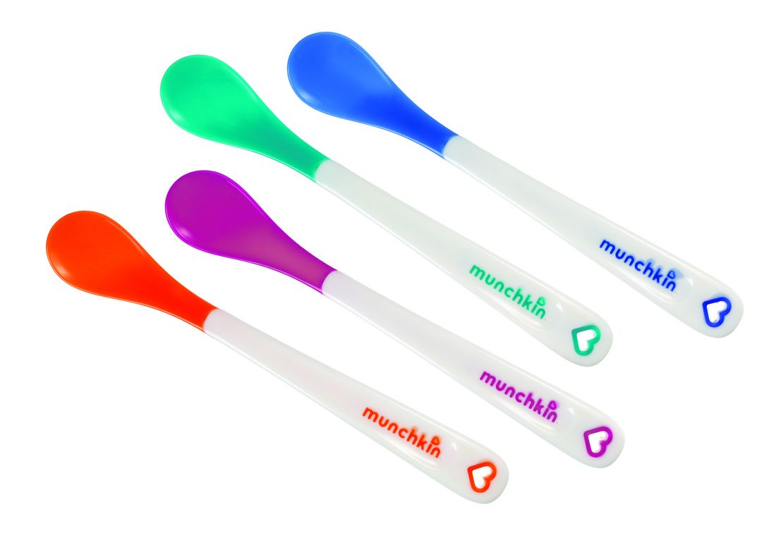 4 Cuillères thermo-sensibles Munchkin
