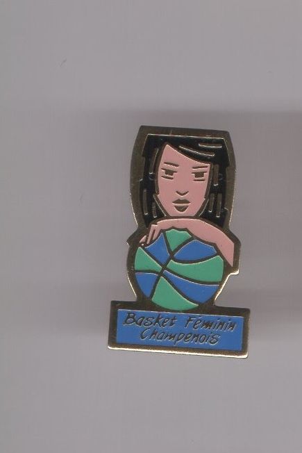 Pin's Basket ball / Basket féminin Champenois
