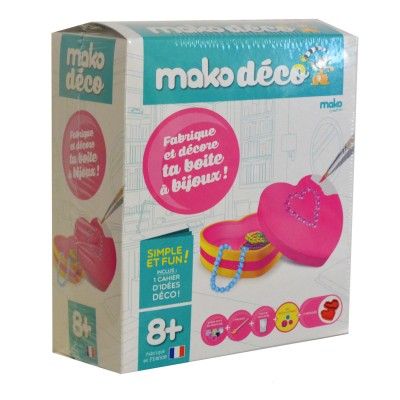 Moulage en plâtre Mako Déco : Fabrique et décore ta boite à bijoux