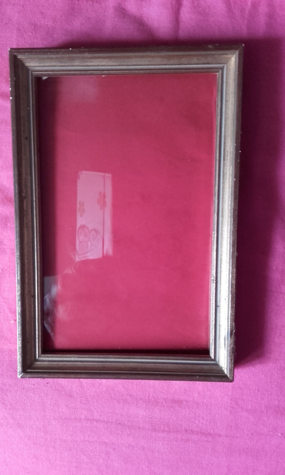 ancien cadre à poser tour en bois doré n° 3