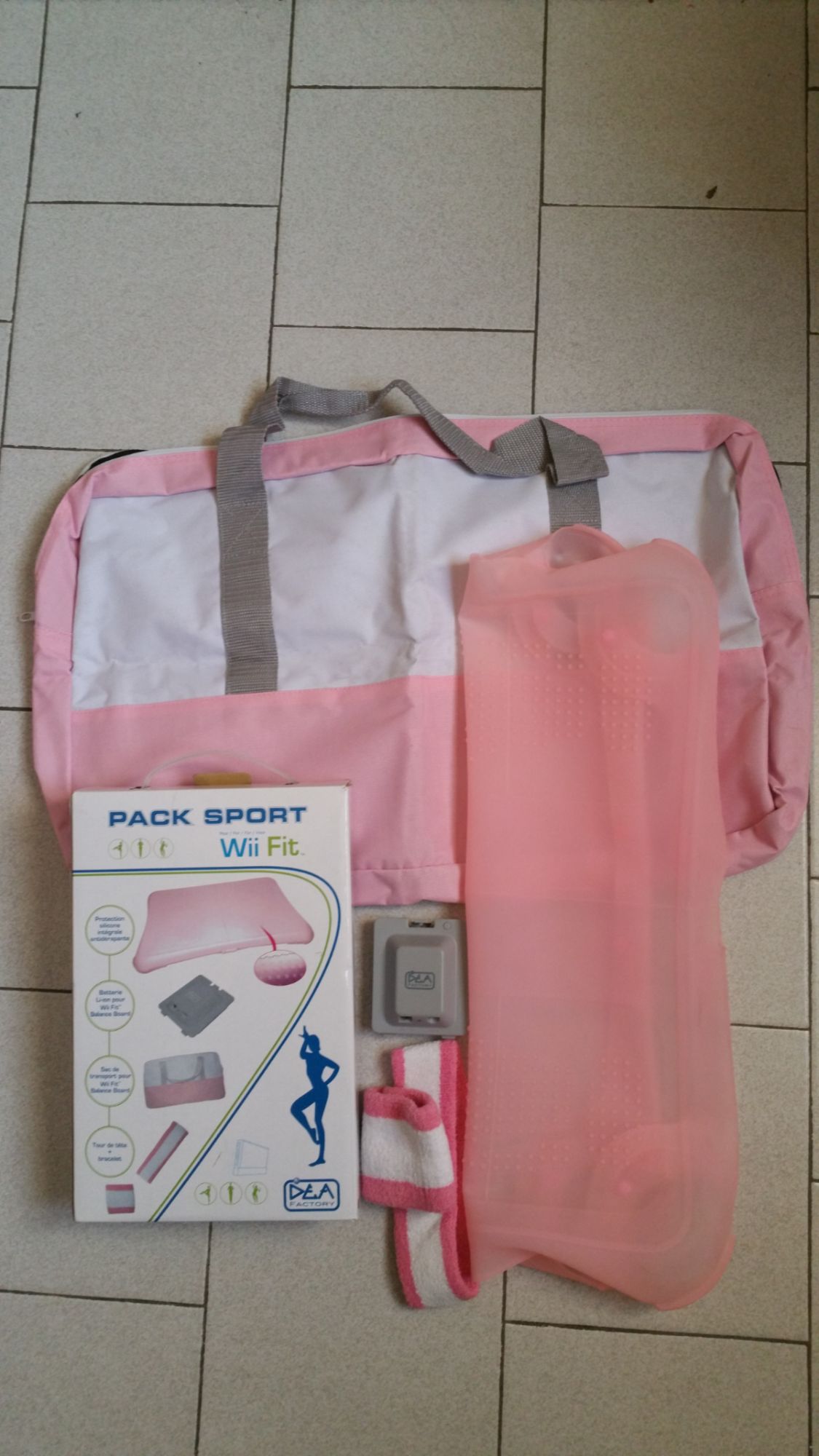 Pack Sport Wii Fit - Rose