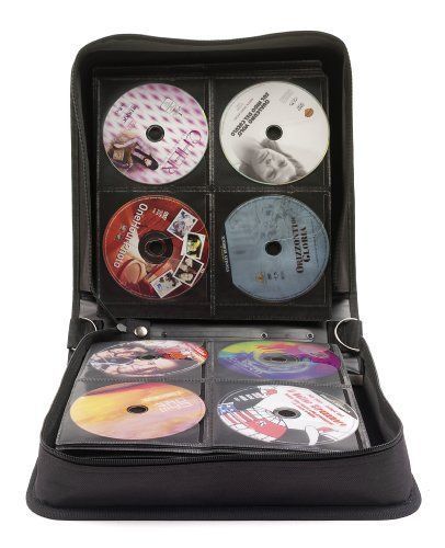 Malette de rangement pour 184 Cd,Dvd Noir