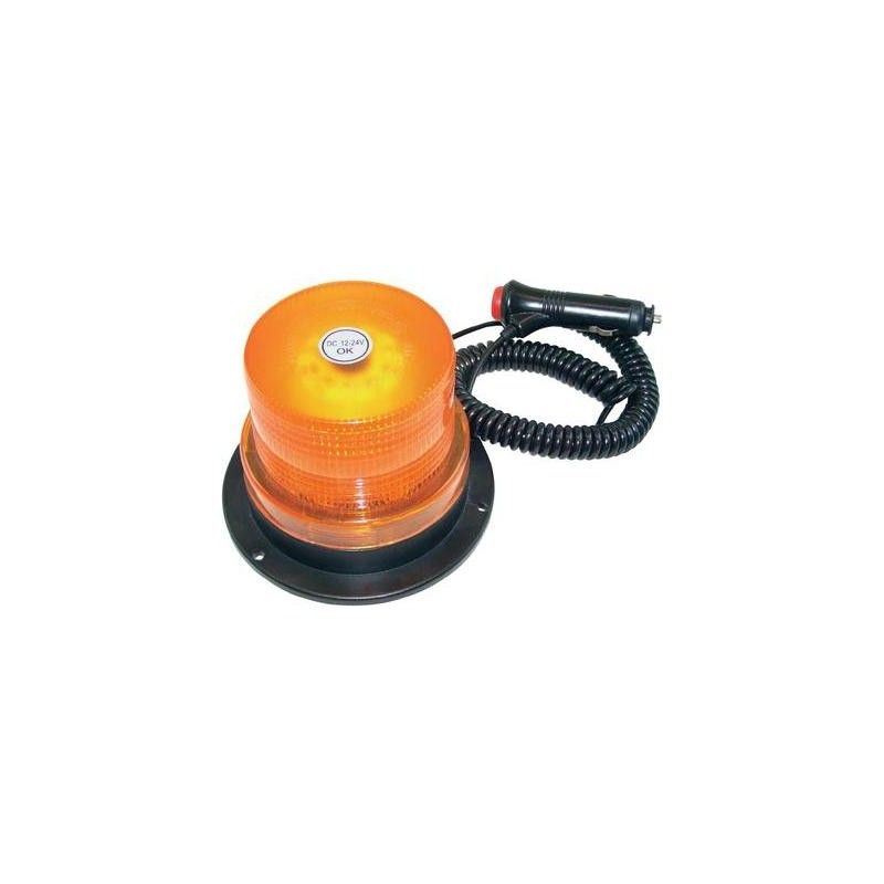 Gyrophare fixation magnétique 12/24v orange berger & schröter 20200