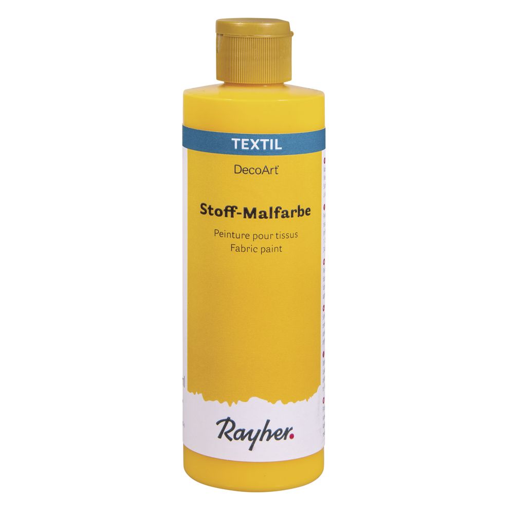 Peinture pour tissu Jaune 236ml - DecoArt