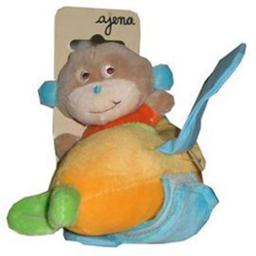 Ajena - Doudou singe dans un avions 