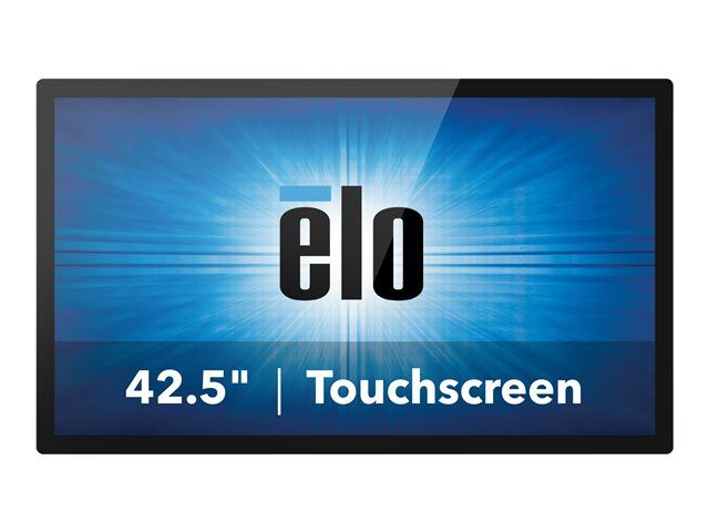 Elo 4343L - Écran LED - 43" (42.5" visualisable) - cadre ouvert - écran tactile - 1920 x 1080 Full HD (1080p) @ 60 Hz - 450 cd/m² - 1100:1 - 12 ms - HDMI, VGA - noir