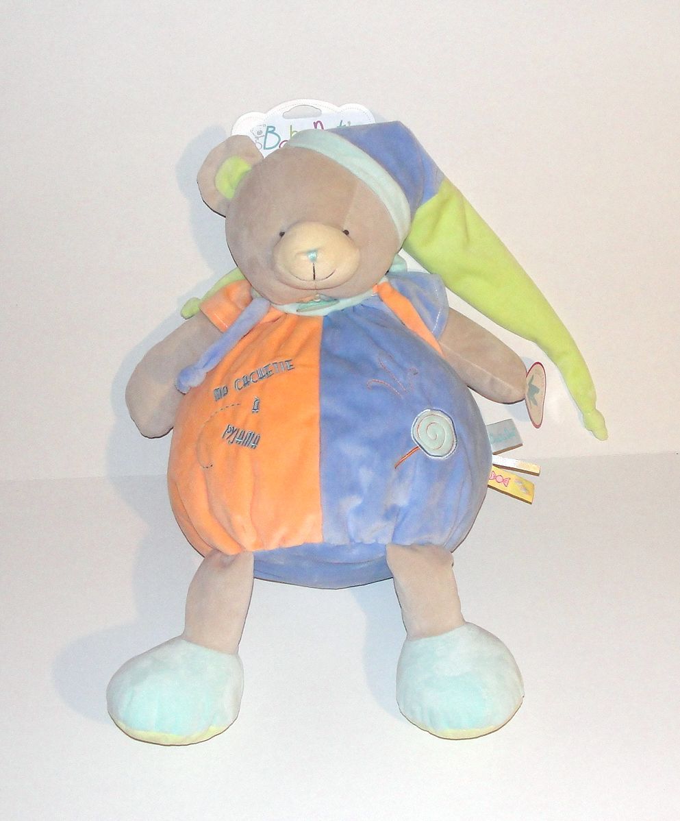 doudou ours baby nat range pyjama les doudous calins ma cachette a pyjama 