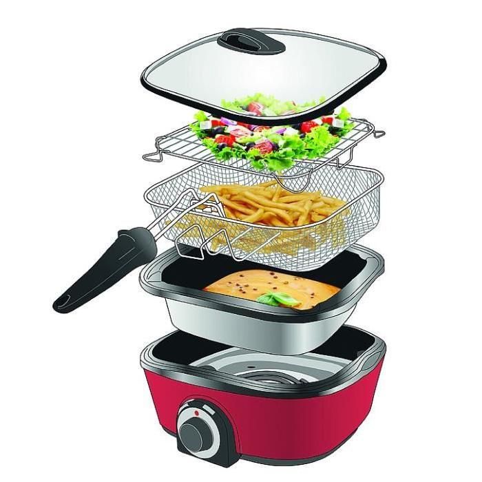 Eternal ETF1672 - Multicuiseur - 5 litres - 1.4 kWatt