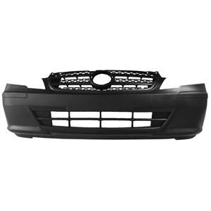 Pare Chocs Avant Pour Mercedes Vito Ii Phase 2 (W639), 2010-2014, Noir, Neuf