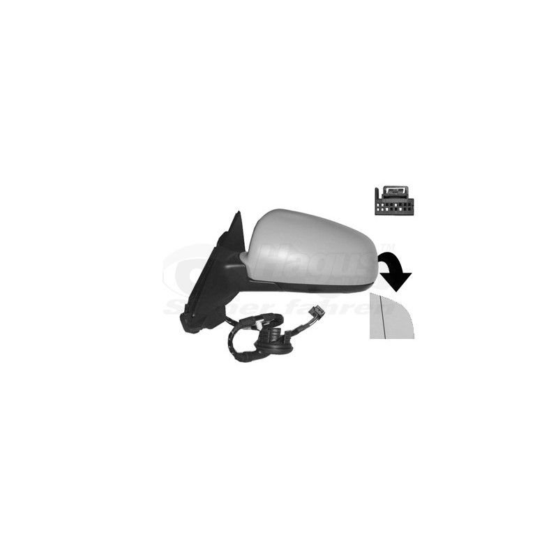 Rétroviseur gauche complet pour Audi A3 (2003-2008)
