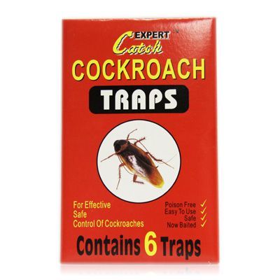 Piège pour cafards et blattes collants x 6 pièges