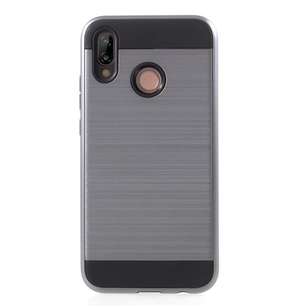 Coque hybride P20-LITE renforcée coloris gris