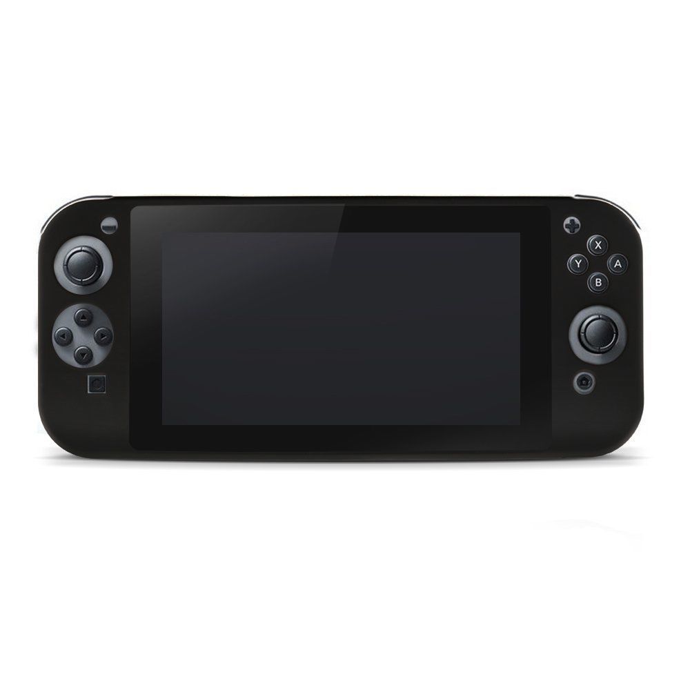 Housse étui silicone de protection pour console Nintendo Switch - Noir