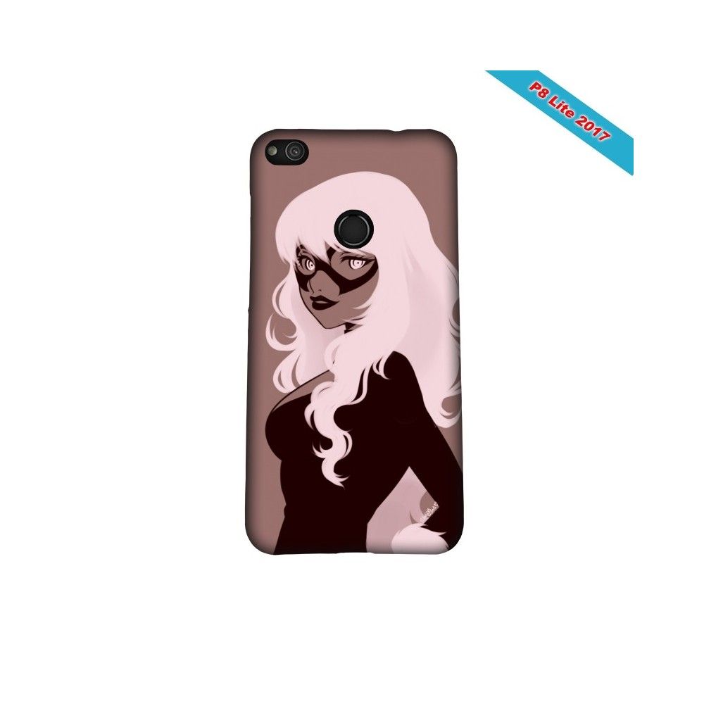 Coque silicone manga Huawei P8 Lite 2017 Black Cat