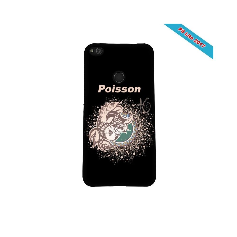 Coque silicone Huawei P8 Lite 2017 signe du zodiaque Poisson