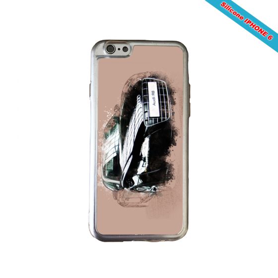 Coque silicone Iphone 6/6S Fan d'Audi A8 dessin
