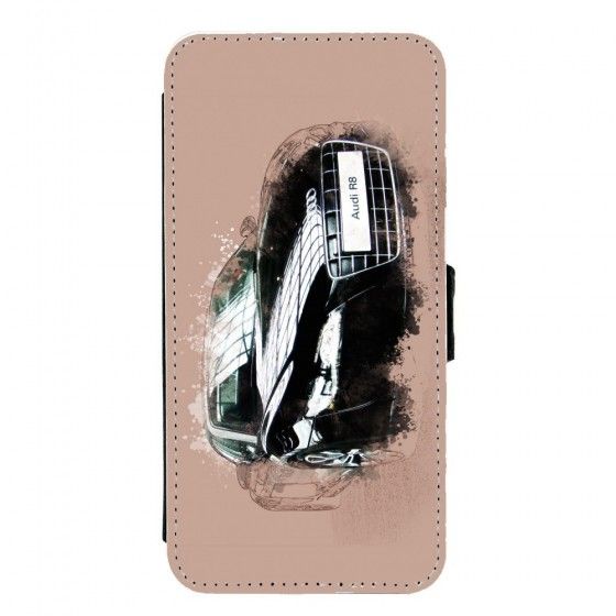 Coque à rabat Galaxy S7 EDGE Fan d'Audi A8 dessin