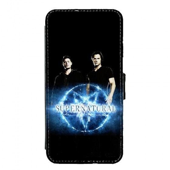 Coque à rabat Galaxy S9+ Fan de Supernatural Sam et dean