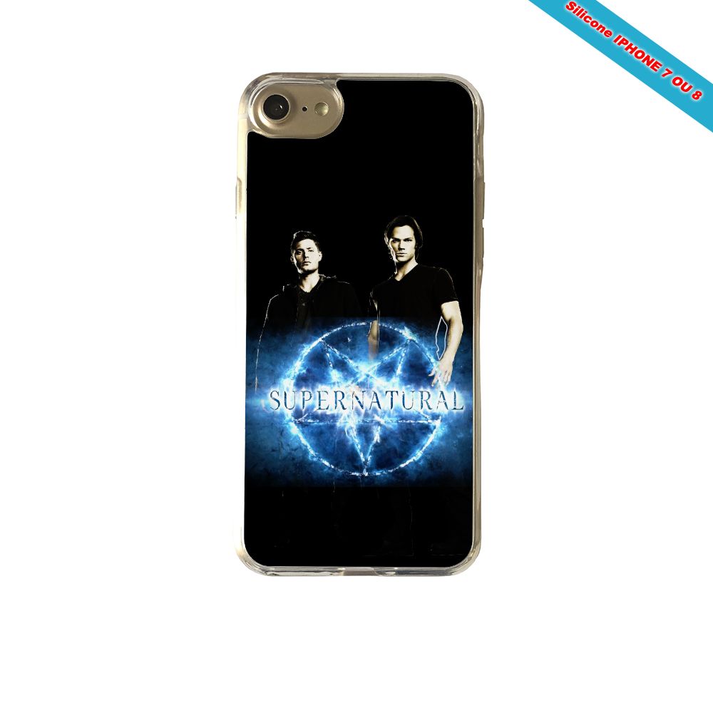 Coque silicone Iphone 7 Fan de Supernatural Sam et dean