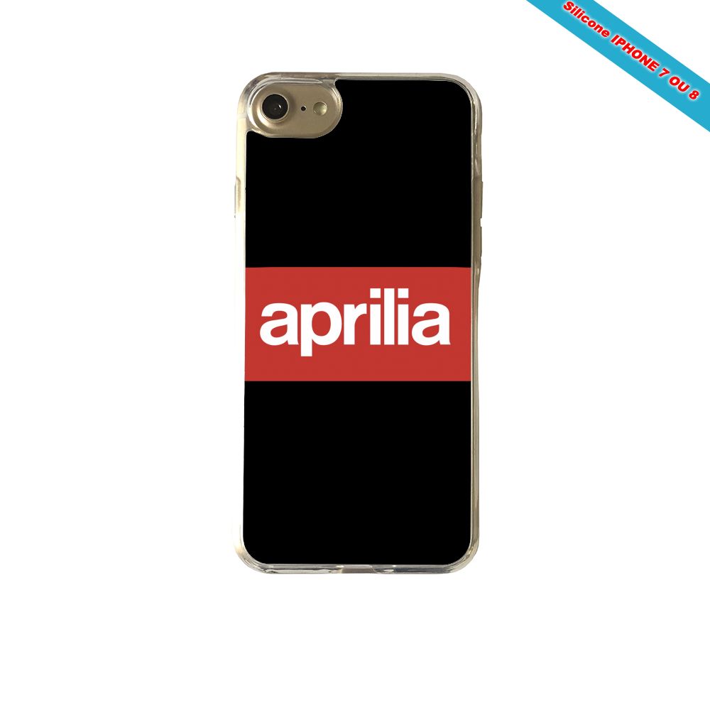 Coque silicone Iphone 7 Fan d'Aprilia