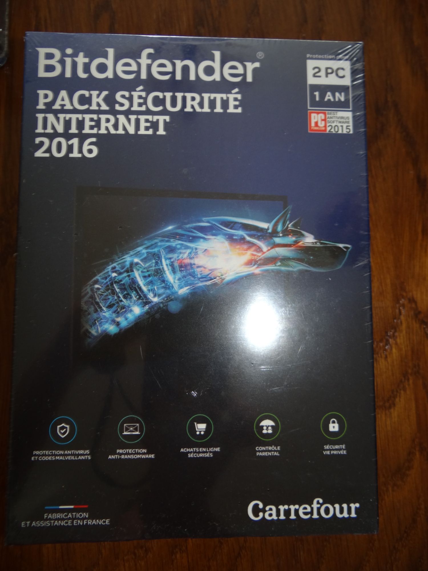 logiciels bitdefender 2016 - 2pc 1an