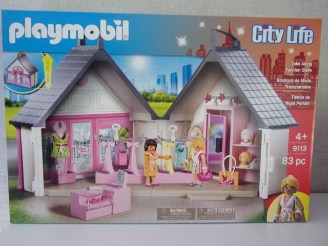 Playmobil 9113 - Boutique de mode transportable city life