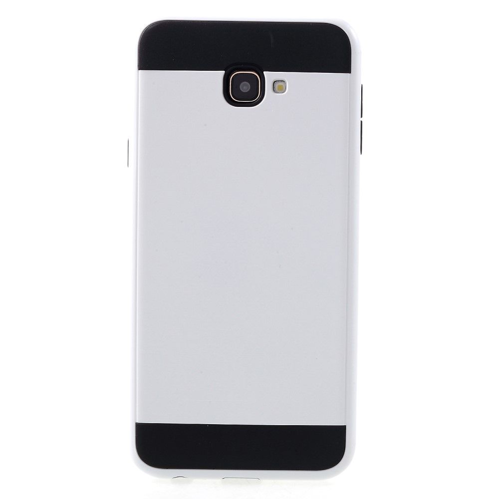 Coque hybride Galaxy J4+ renforcée coloris blanc