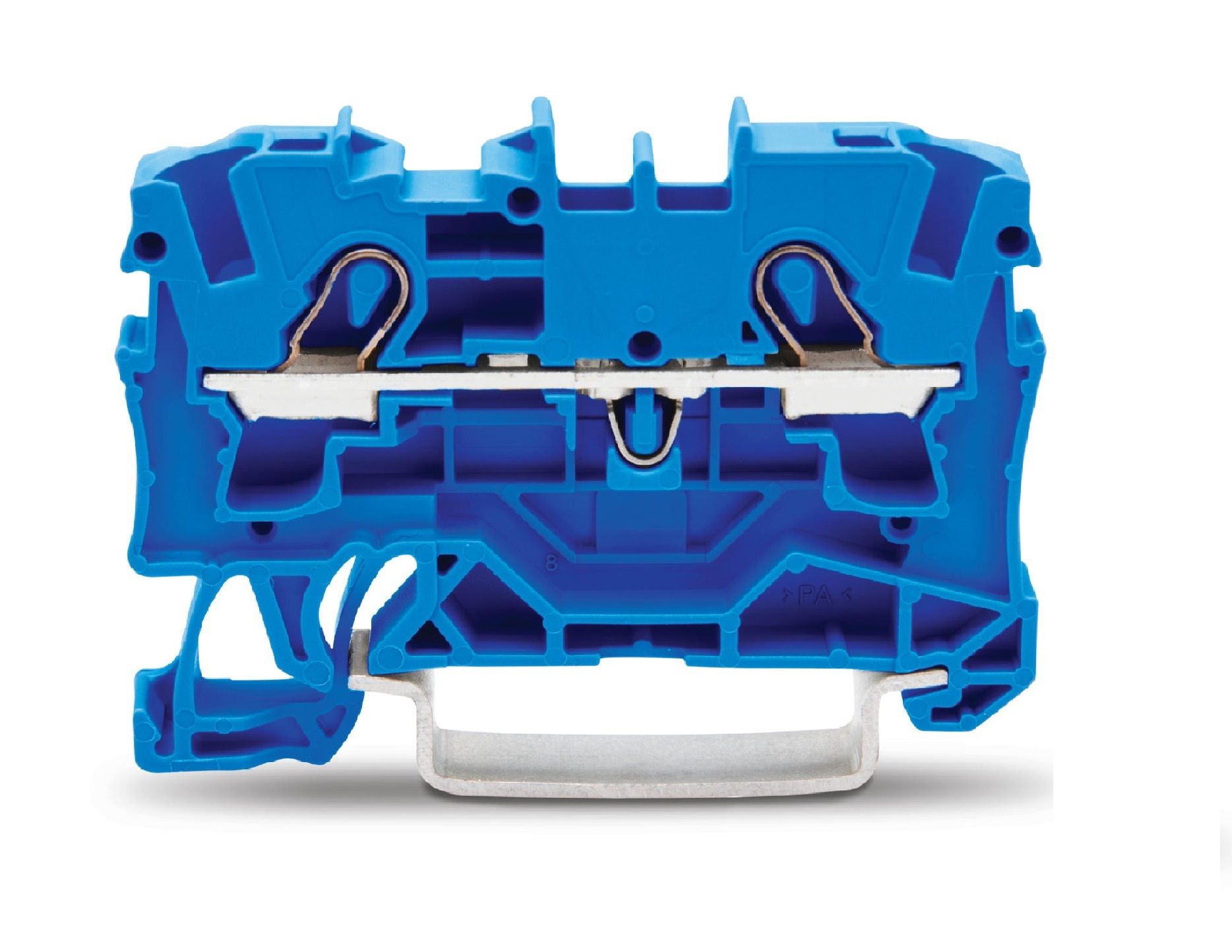 Wago 2004-1204 Borne de passage pour 2 conducteurs - Topjob s Série 2004 - 4 mm² - Bleu