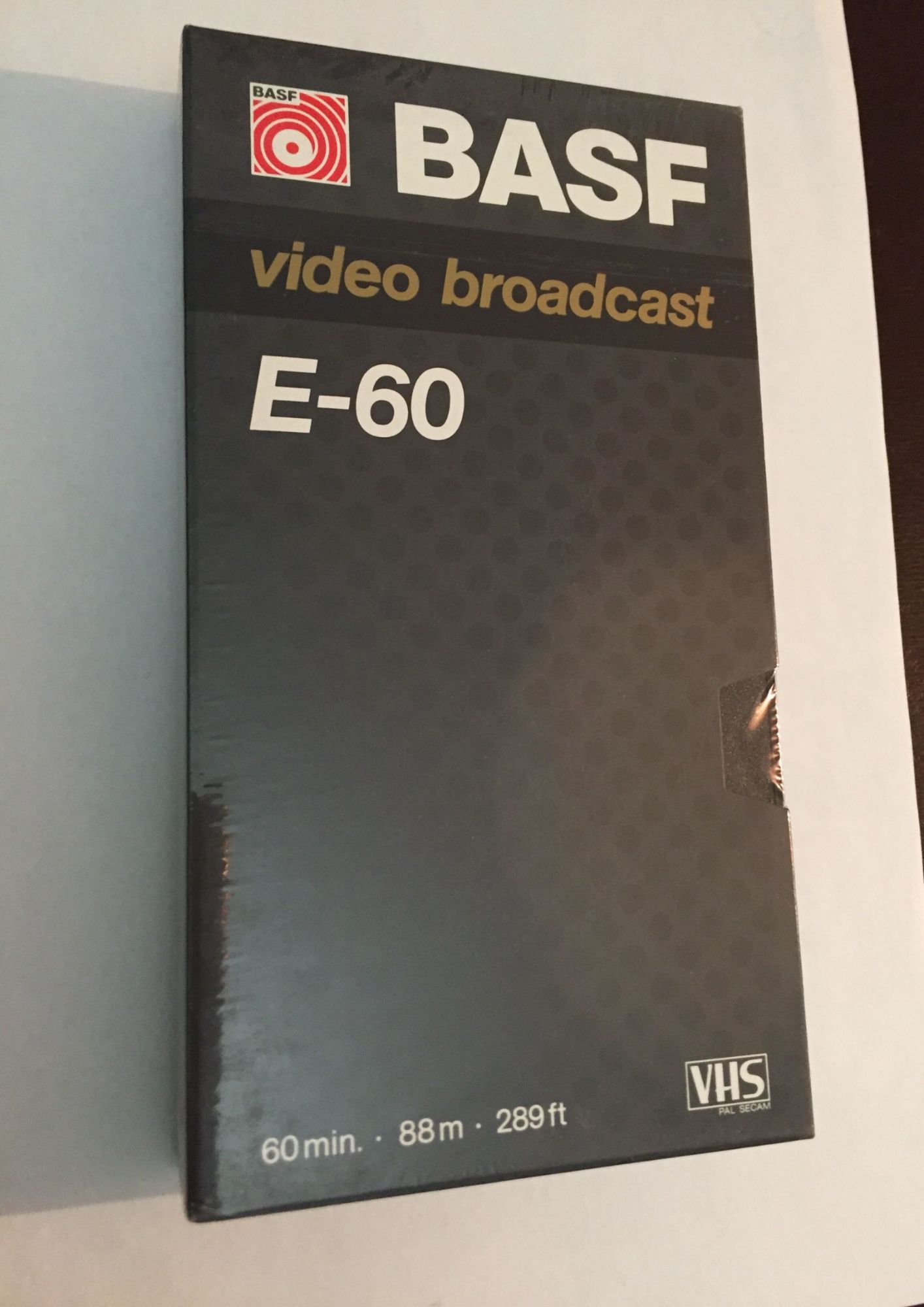 Cassette VHS BASF Broadcast 60 minutes
