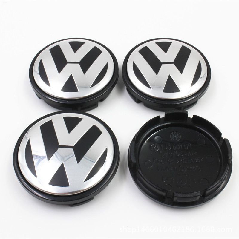 Centre Roue 4×65mm Cache Moyeux pour Volkswagen Badge Logo