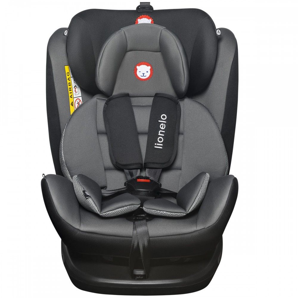 BASTIAAN BLACK Siège-auto pivotant et ISOFIX Groupe 0+/1/2/3 Gris