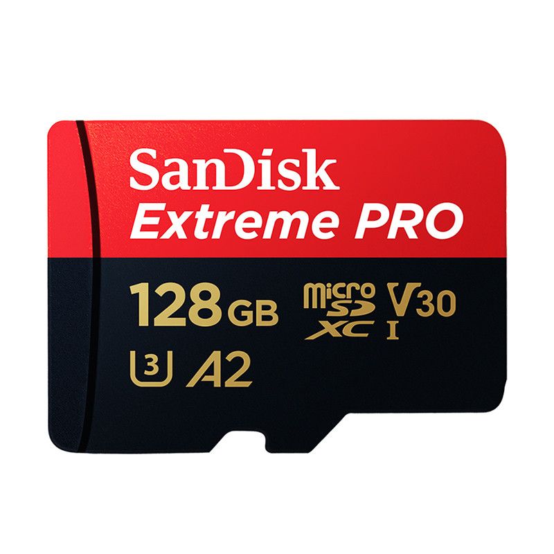 Sandisk A2 CARTE MEMOIRE - MEMOIRE FLASH Extreme Pro Carte micro SD 128GB avec adaptateur SD